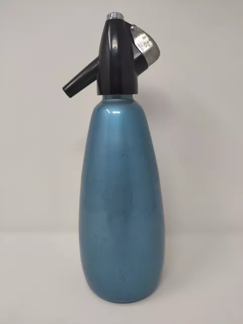 Retro Blue Boc Sparklets Soda Syphon