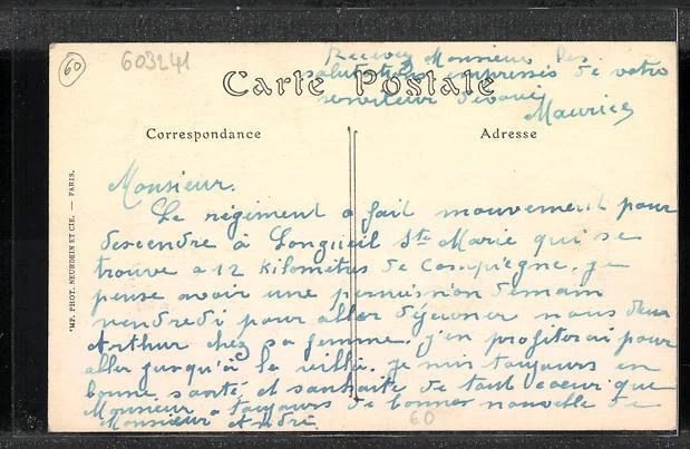 CPA Longueil Sainte Marie, La Gare 2