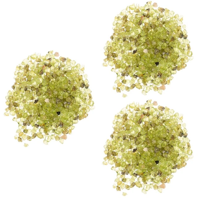 3 borse peridoto decorazione pavimento acquario cristallo ciottoli pietre decorative per