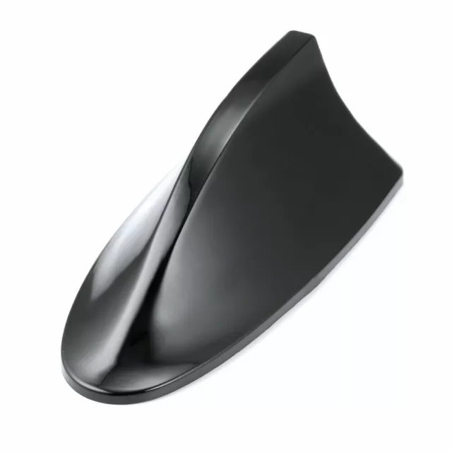 Universal Shark Fin Antenna Cover Car Trim Signal Radio AM/ FM Aerial Black USA