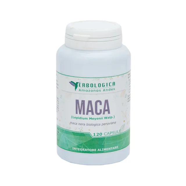 Maca nera capsule, afrodisiaco, energizzante, rafforza il sistema immunitario