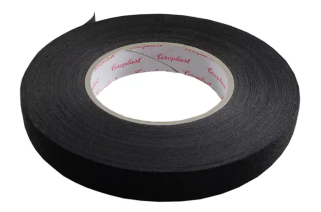 1x Coroplast Gewebeband mit Fleece Typ 8551 - Adhesive Fabric Tape - 19mm x 50m