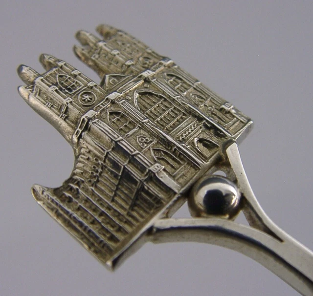 English Antique Sterling Siver Westminster Abbey Spoon Edrawd Vii Coronation