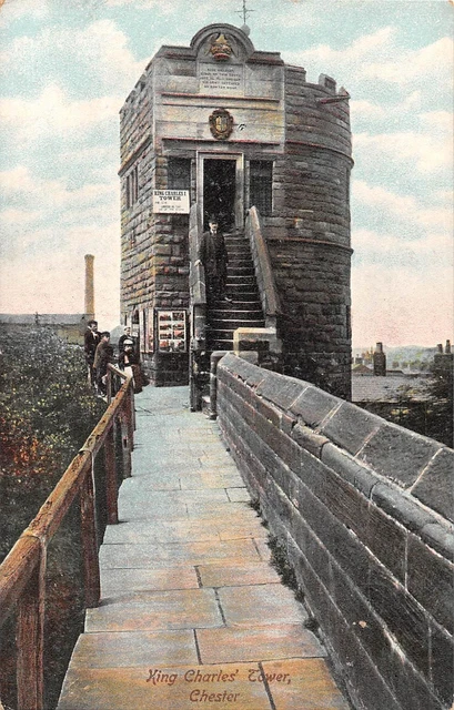 uk22813 king charles tower chester real photo uk
