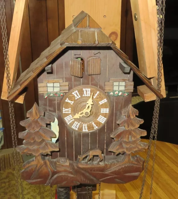 Vintage Regula 3 weight Musical Cuckoo Clock