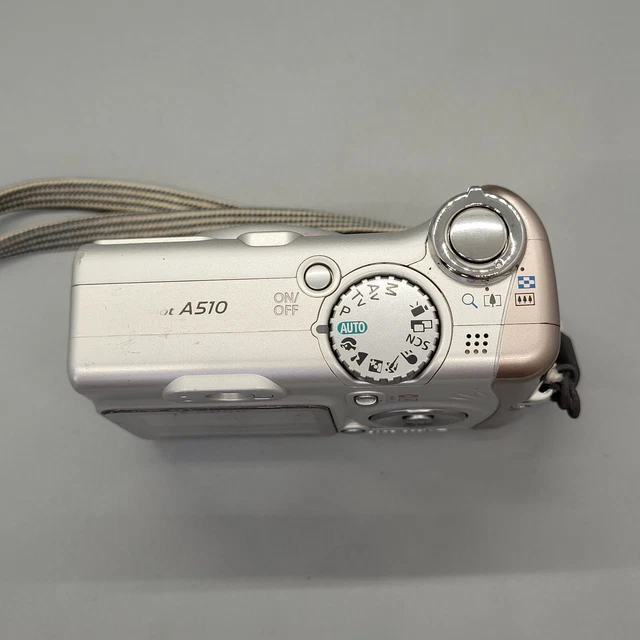 Canon PowerShot A510 3,2 megapixel fotocamera digitale compatta argento testato 3