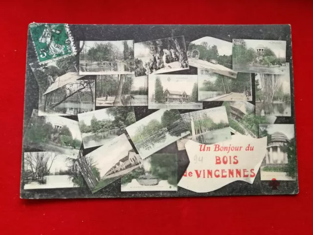 CPA 94 Un Bonjour du BOIS de VINCENNES - MULTIVUE