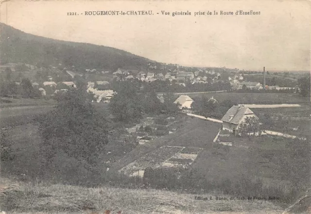 ROUGEMONT-le-CHÂTEAU  - Vue générale prise de la Route d'Etueffont