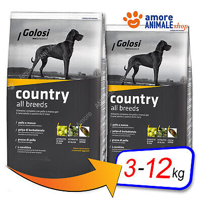 Golosi DOG Adult → Country - 3 / 12 kg - Crocchette Per Cani,  Mangime Cane