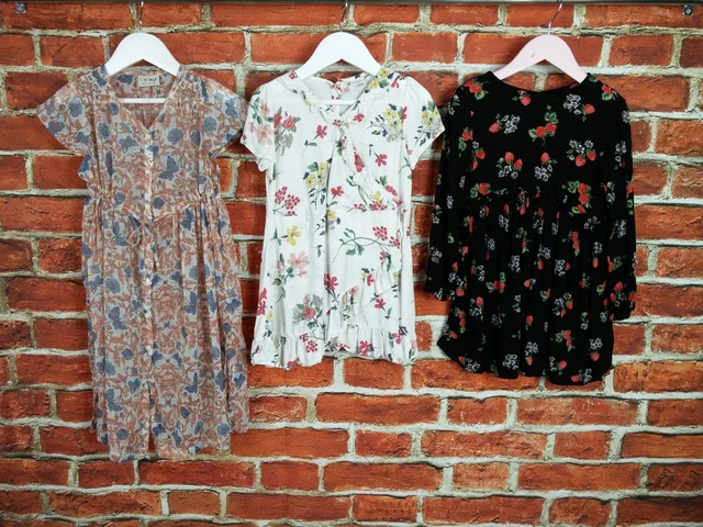 Girls Bundle Age 3-4 Years 100% Next Floral Dress Set Summer Holiday Kids 104Cm