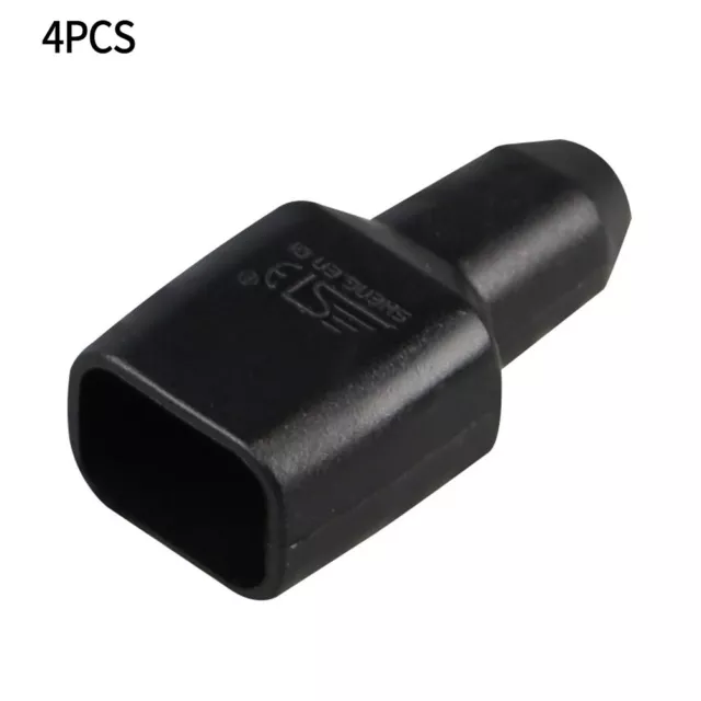 Black Jacket with Cap for Waterproof For Anderson Plug Dust Cable 4 pack
