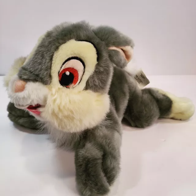 NWT Disney Store THUMPER Rabbit from Bambi Gray Plush Stuffed Toy Bean Bag 12"