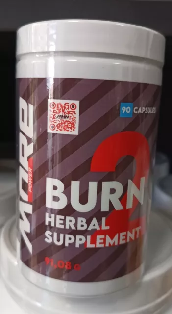 BURN 2 Herbal Supplement Fast Loss 90Caps 1000mg MORE MHW SALE