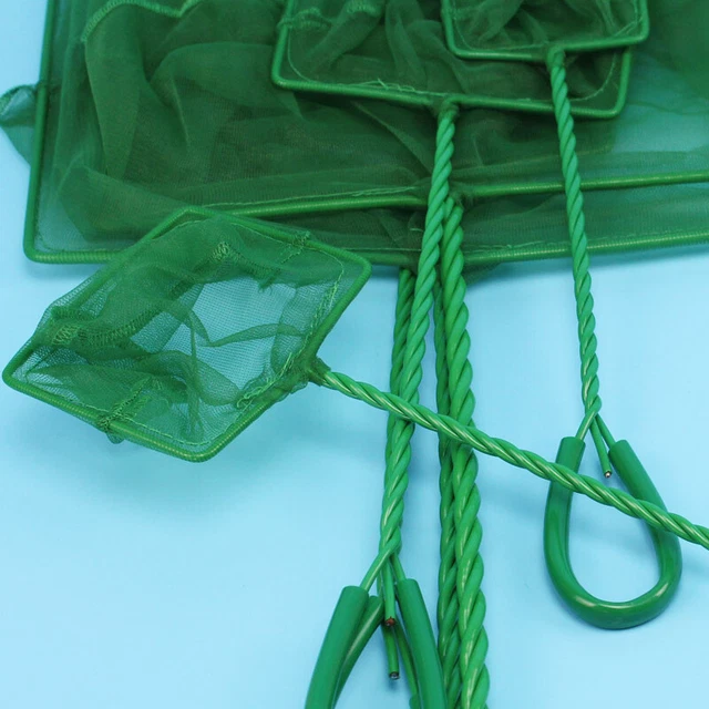 1Pc Green Aquarium Fish Tank Square Shrimp Small Betta Fish Net 3"-10" 6 Siz*UR 2