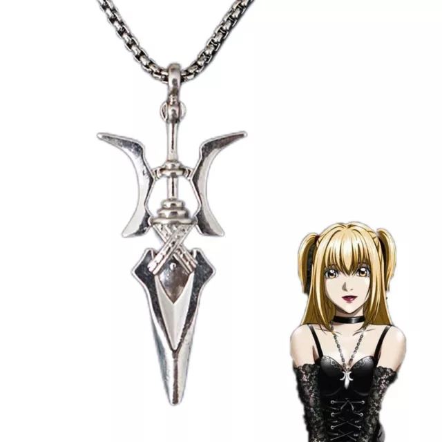 Anime Death Note Necklace Cosplay Misa Amane Halberd Pendant Jewelry Gift