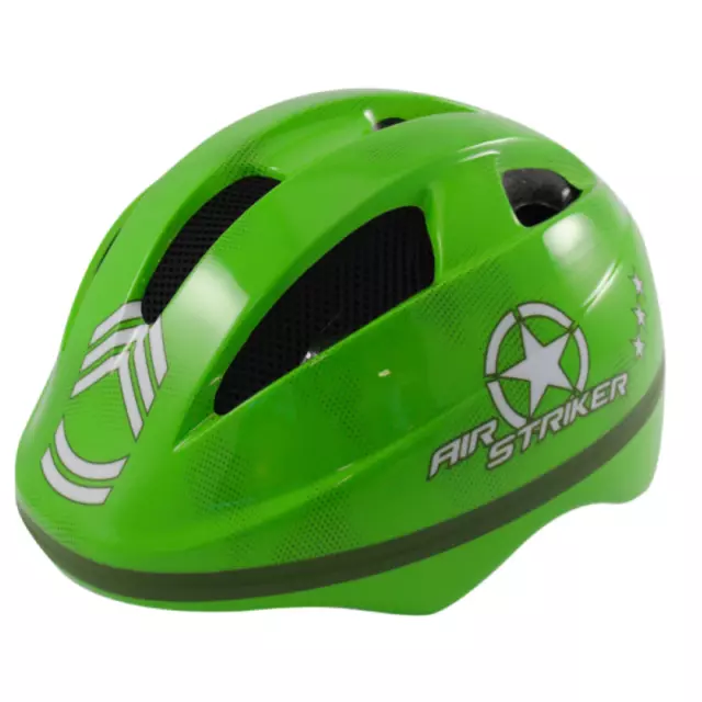 Casco Caschetto Per Bici Bicicletta Mtb Bambino Bimba Taglia Xs 48-52 Cm Verde