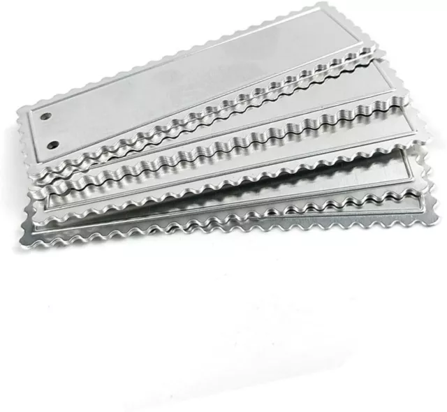 100pcs Weatherproof Aluminum Plant Labels Metal Plant Label Area 3 1/2 x 1 1/10"