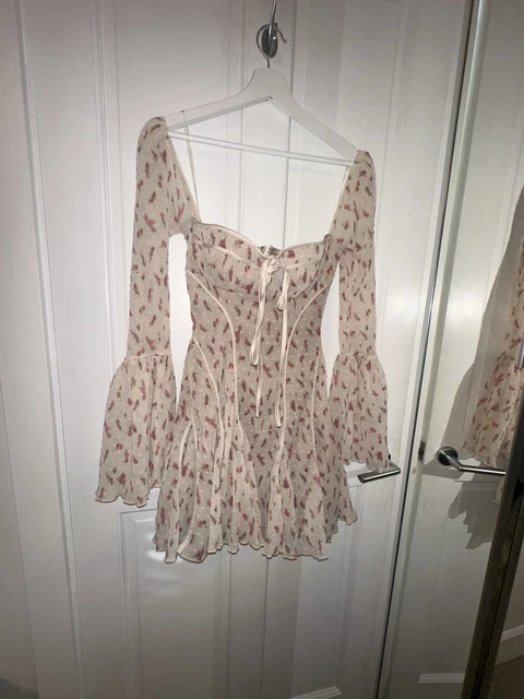 chinese dress ladies House of CB Vintage Cream Lace Corset Dress  Luxandluxy