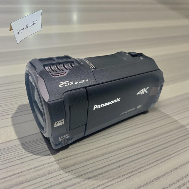Panasonic HC-WX990M Black Camcorder Video Camera 4K 20x Zoom HYBRID O.I.S.+