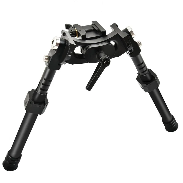 Tactical Long Range Carbon Fiber Bipod Wide Stance LRA Bi-pod QD Picatinny Rail Tactical Long Range Carbon Fiber Bipod Wide Stance LRA Bi-pod QD Picatinny Rail