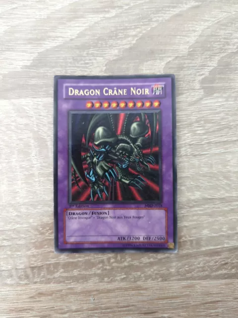 Yu-Gi-Oh! Dragon Crâne Noir MRD-F018 Ultra Rare , État Usé