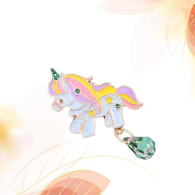 Broche Licorne En Alliage - Accessoire Féminin élégant - Pour Tenue Quotidienne Ou Soirée