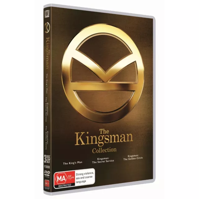 BRAND NEW The Kingsman Collection (DVD, 3-Disc Set) R4 Movie Circle