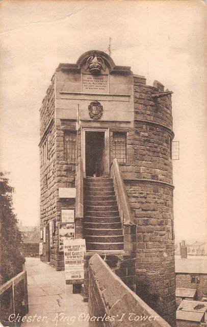 uk22805 king charles tower chester real photo uk