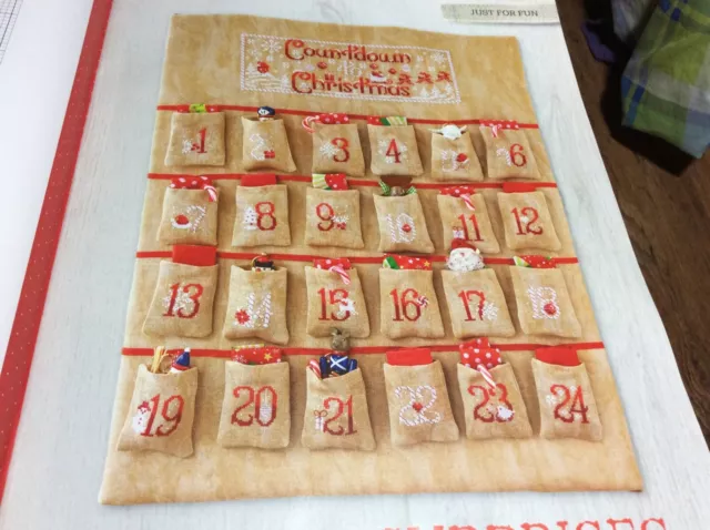 (F24) Christmas Countdown/ Advent Cross Stitch Chart