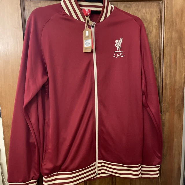 Liverpool Fußballverein LFC Jacke Shankly Top Medium M Retro Track Offizieller FC