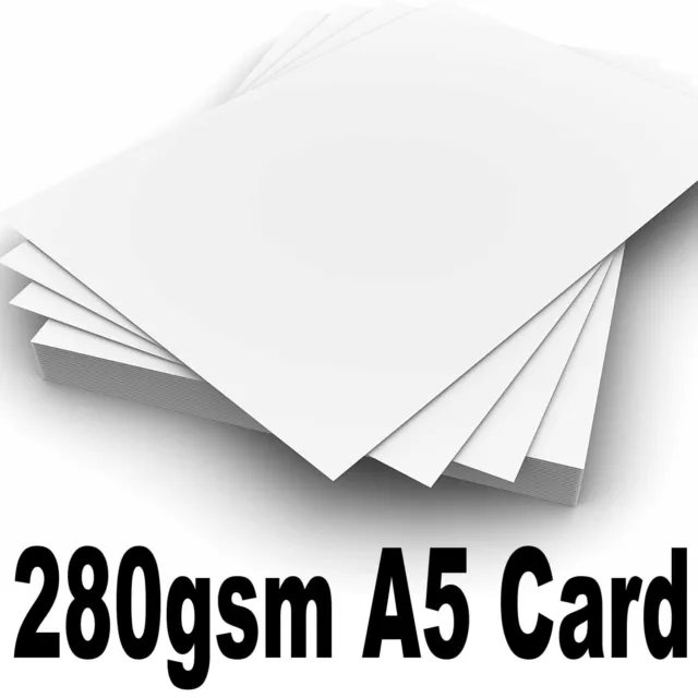 A6 A5 A4 A3 A2 CARD THICK CRAFT PRINTER PAPER CARDBOARD BROWN KRAFT WHITE  300gsm