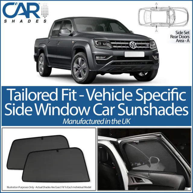Volkswagen Amarok Pick Up 10> Car Shades Uk Tailored Uv Side Window Sun Blinds