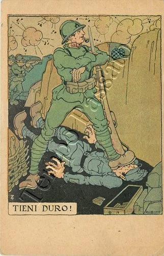 725 - Regno - Franchigia militare F 14H/17, 1917 / illustratore Rubino