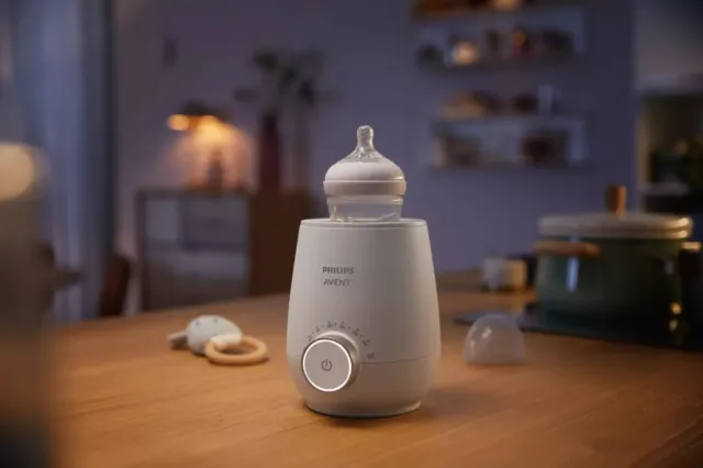 Philips Avent schneller Babyflaschenwärmer Premium SCF358/00 Erwärmung Neugeborenes Auftauen
