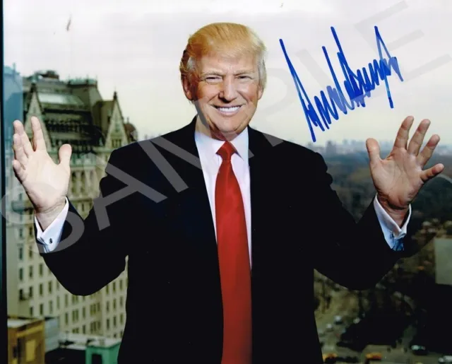 Photo Donald Trump Autographe Signed 10 x 15 cm DT4