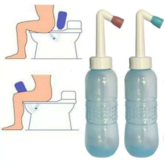 Travel Bidet Hygiene Bottle Handheld Sprayer 450ml Portable Women Personal New