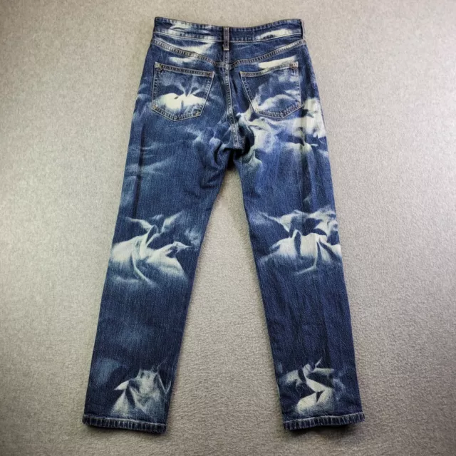 Pilcro Boyfriend Jeans Womens 26 Blue Bleached Borrowed High Rise Anthropologie