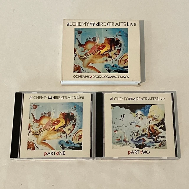 Dire Straits Live Alchemy 2 CD Boxed Set 1984 Warner Brothers Part 1 and Part 2 Dire Straits Live Alchemy 2 CD Boxed Set 1984 Warner Brothers Part 1 and Part 2