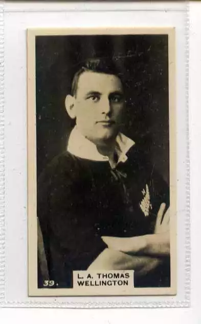 (Jb5045-100)  WILLS NZ,NEW ZEALAND FOOTBALLERS,L.A.THOMAS,1927#39