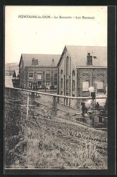 Carte Postale Ancienne – Rue Et Sucrerie De La Société Anonyme, Référence 113117