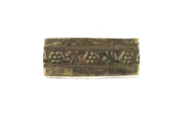 Antik Alt Indisch Bronze Tribal Schmuck Herstellung Form Punziert Sammel G46-506