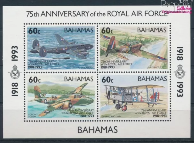 Bahamas Bloque 71 (completa edición) nuevo con goma original 1993 Rea (10174419