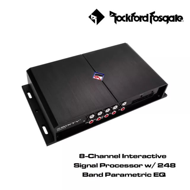 Rockford Fosgate 3Sixty.3 Ultimate Signal Processor 8 Channels High Level Input