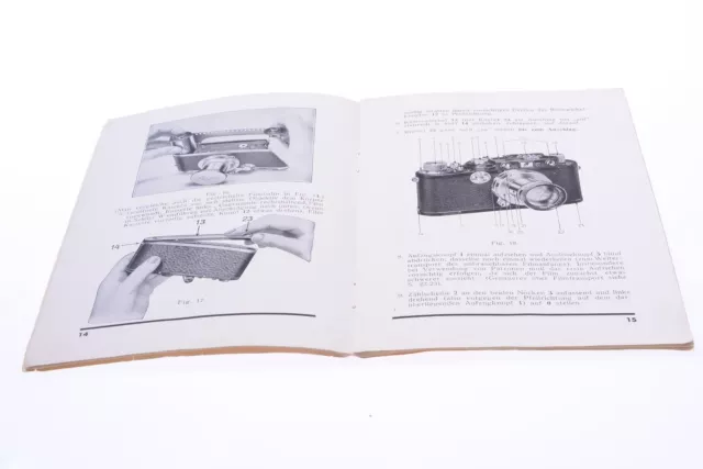 ✅ Leica, Leitz Iii A, 250 Cámara Manual Instrucciones Originales Alemán 141-1 2