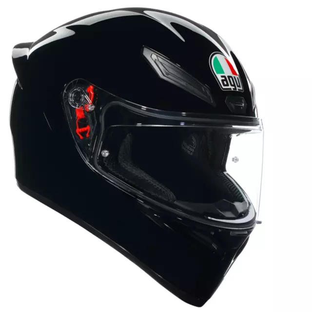 AGV K1-S Motorcycle Helmet Solid Black