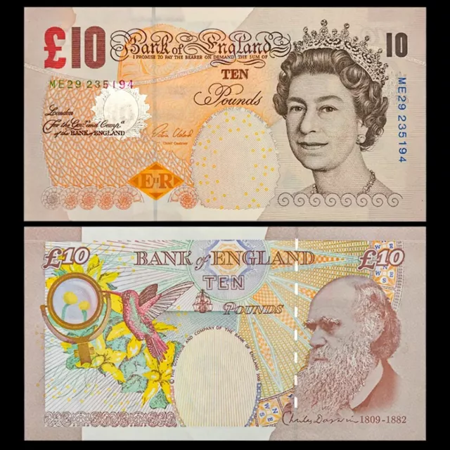 UK Great British 10 Pound, Elizabeth, 2000/2015 ,P-389e, UNC