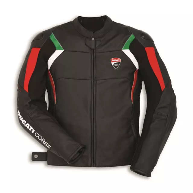 DUCATI Corse Chaqueta de moto hombre Cuero motorista Carreras Chaqueta S-M-L-XL