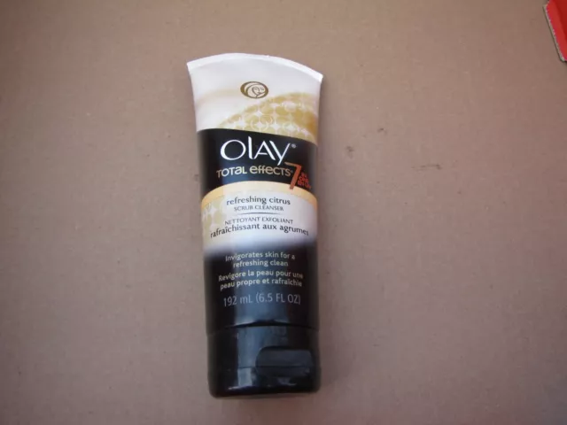 Olay Total Effects 7 In 1 Refreshing Citrus Scrub Cleanser 6.5 oz RARE LAST ONES