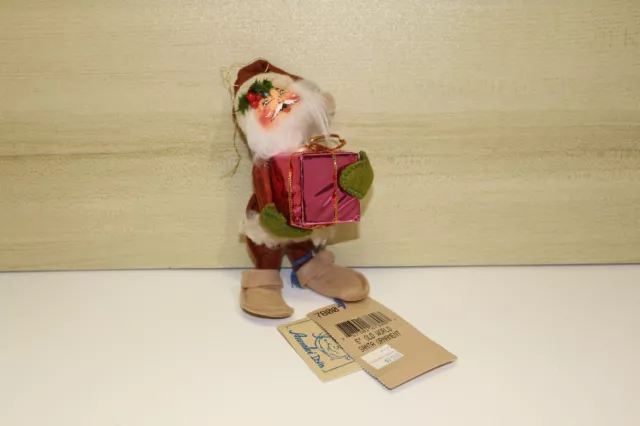 Vintage 1996 NWT Annalee 5" Old World Santa Ornament Doll #7800 NEW w/ Tags RARE