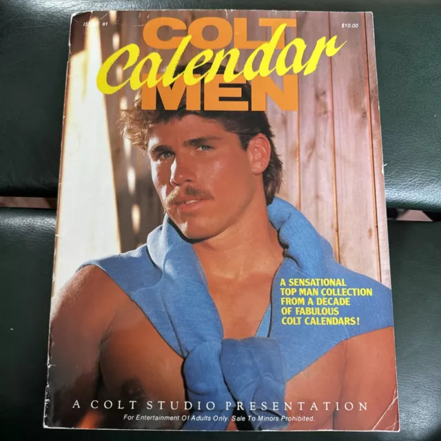 COLT MEN NO 1 Gay Male Photo Magazine Hot Men Pictures of Calendar 1988